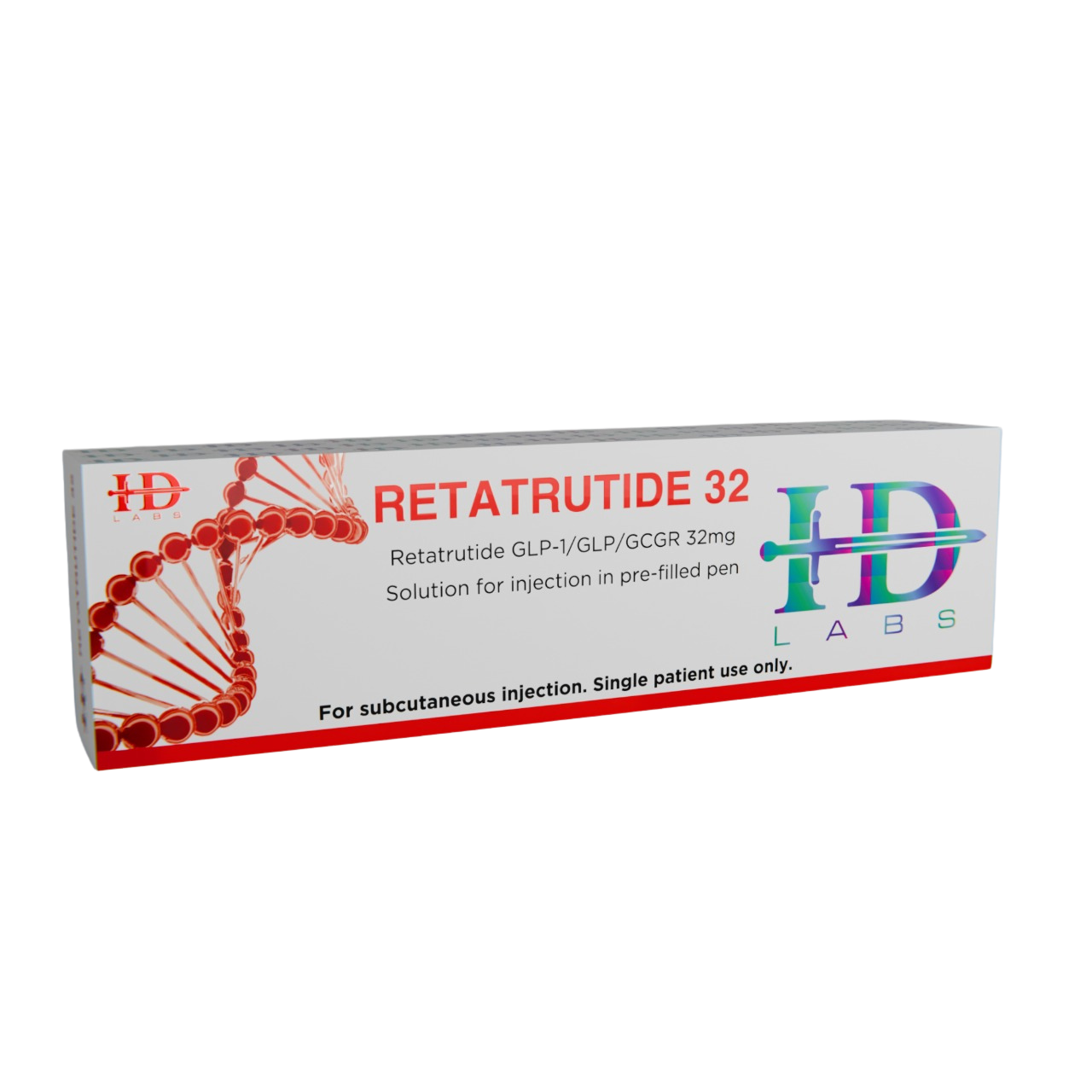 HD Advanced Metabolic Research Pen - Retatrutide 32mg  Single-Compound Peptide Research Pen