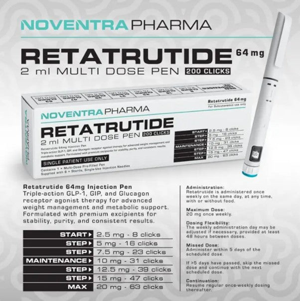 NOVENTRA Advanced Metabolic Research Pen – Retatrutide 64