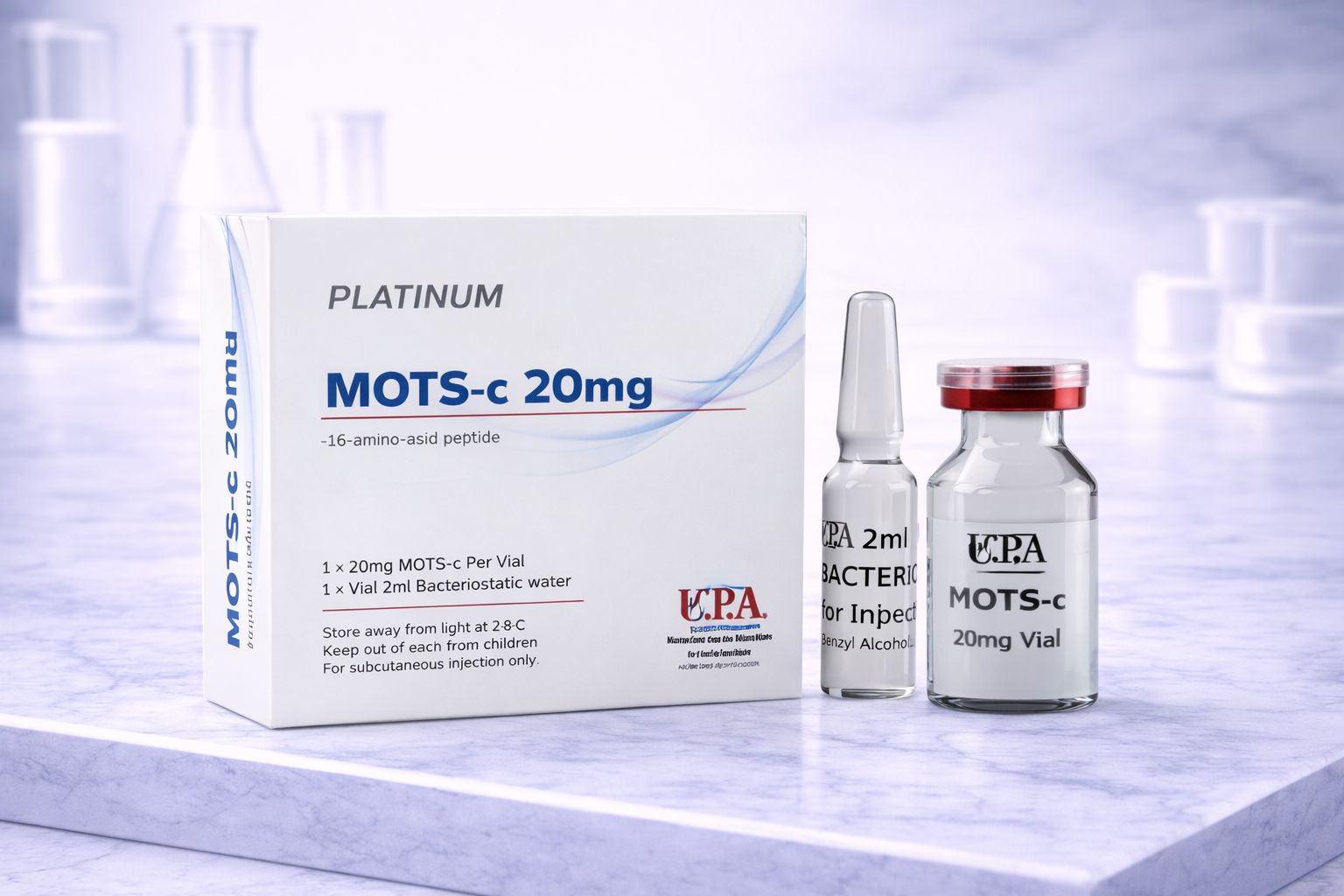 UPA Cellular Energy & Metabolism Research Peptide - MOTS-C (20 mg Vial)