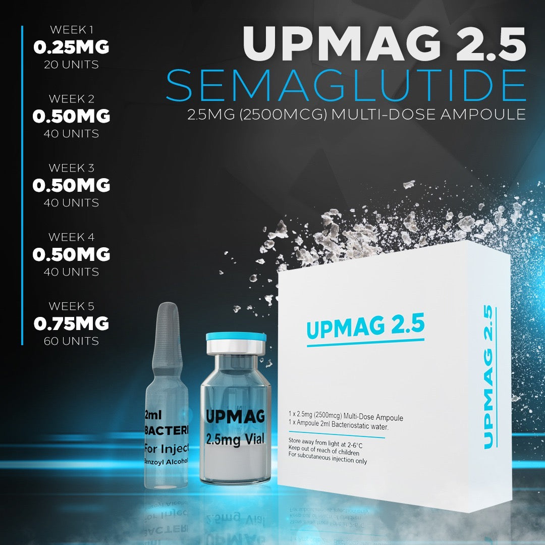 UPA Appetite & Metabolic Research Vial - Semaglutide (UPMAG 2.5)  2.5 mg Total | Multi-Dose Vial